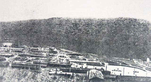 Panoramica delle installazioni nelle colline dello Harz, nei pressi di Nordhausen